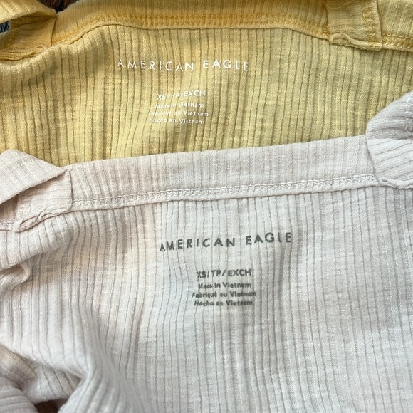 American Eagle Cross Back Tank Top - Set of 2 - Size XS - Picture 3 of 3